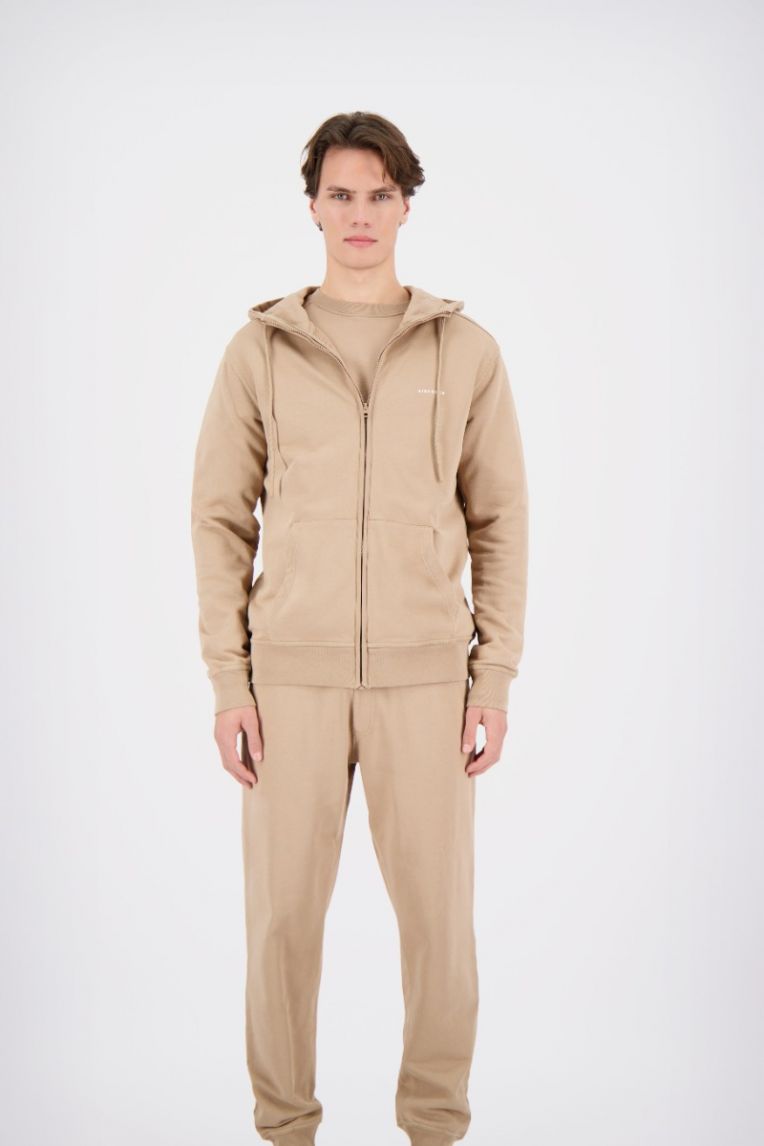BASIC HOODED ZIP VEST