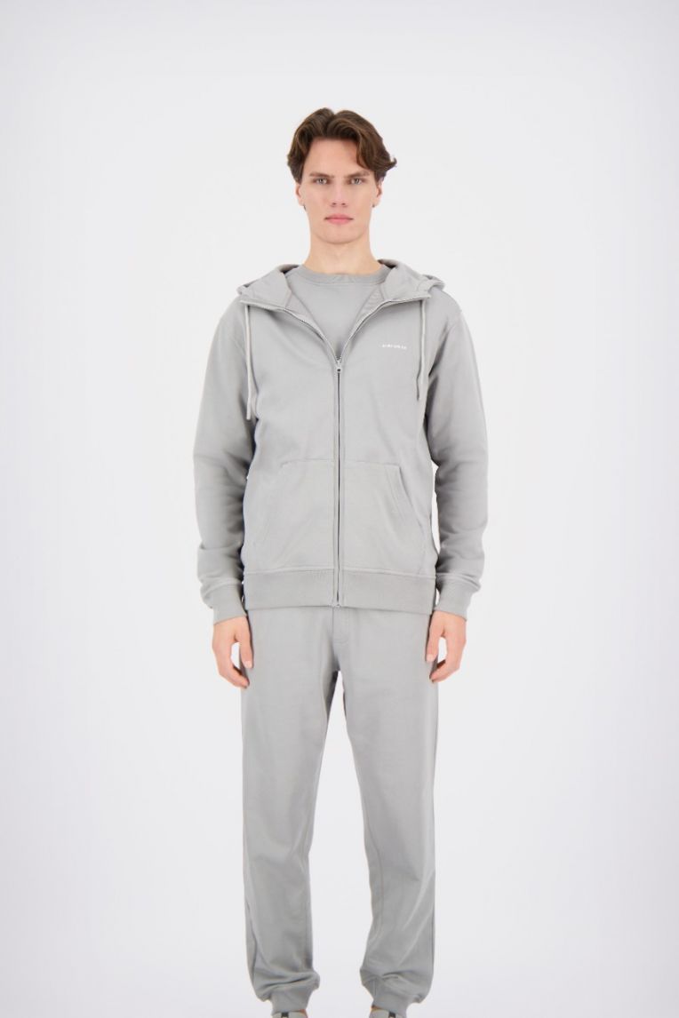 BASIC HOODED ZIP VEST