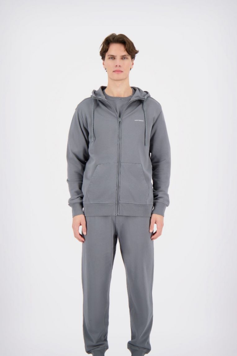 BASIC HOODED ZIP VEST