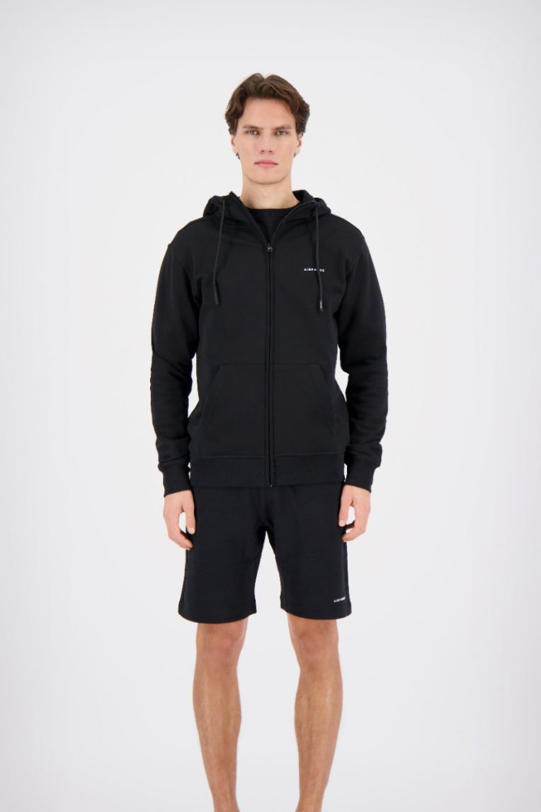 BASIC HOODED ZIP VEST