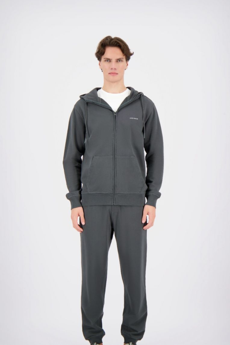 BASIC HOODED ZIP VEST