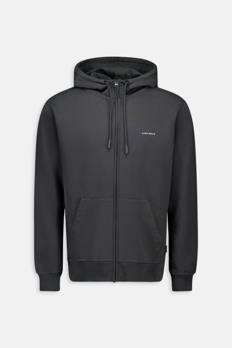 BASIC HOODED ZIP VEST