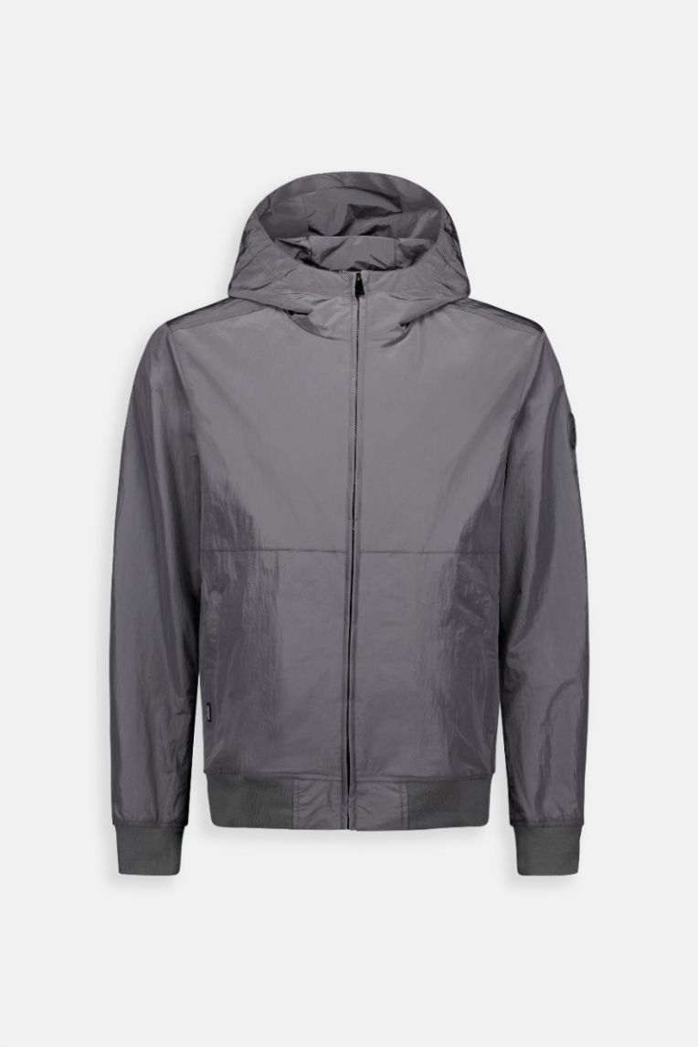 WAXED CRINCLE JACKET
