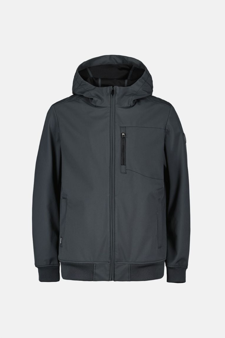 HOODED JACKET SOFTHELL CONTRAST STIT