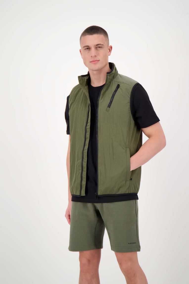 WAXED CRINKLE BODYWARMER