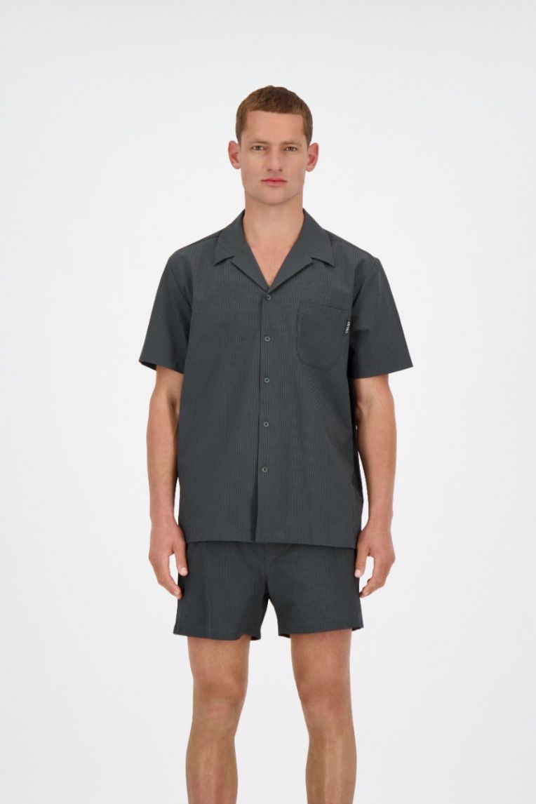 SEERSUCKER POLO SHIRT