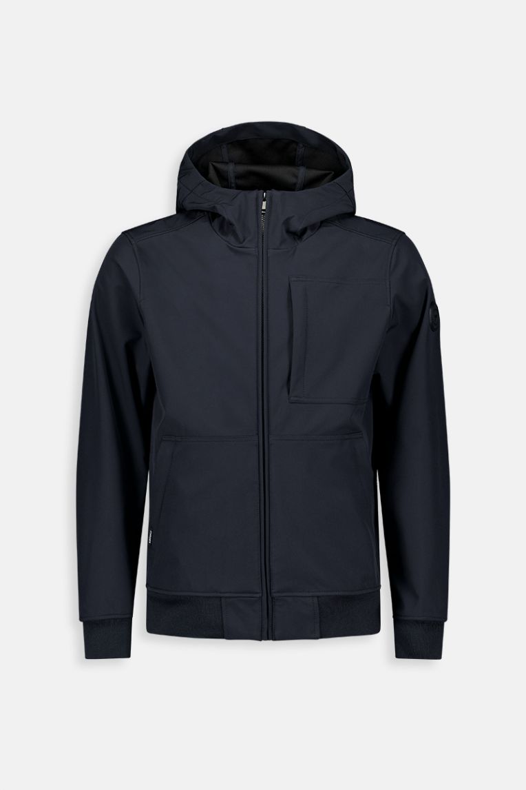 HOODED JAVI SOFTSHELL JACKET