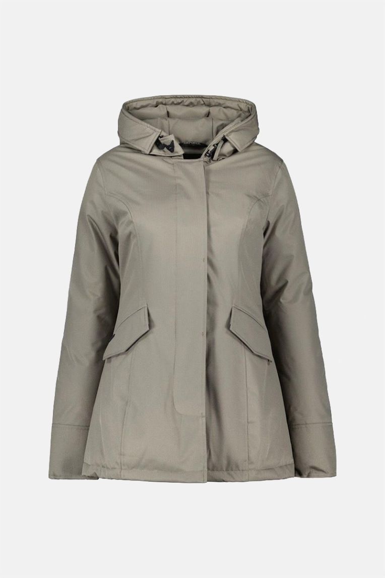 2 POCKET PARKA HERRINGBONE