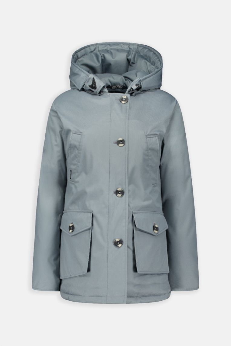 4 POCKET PARKA HERRINGBONE