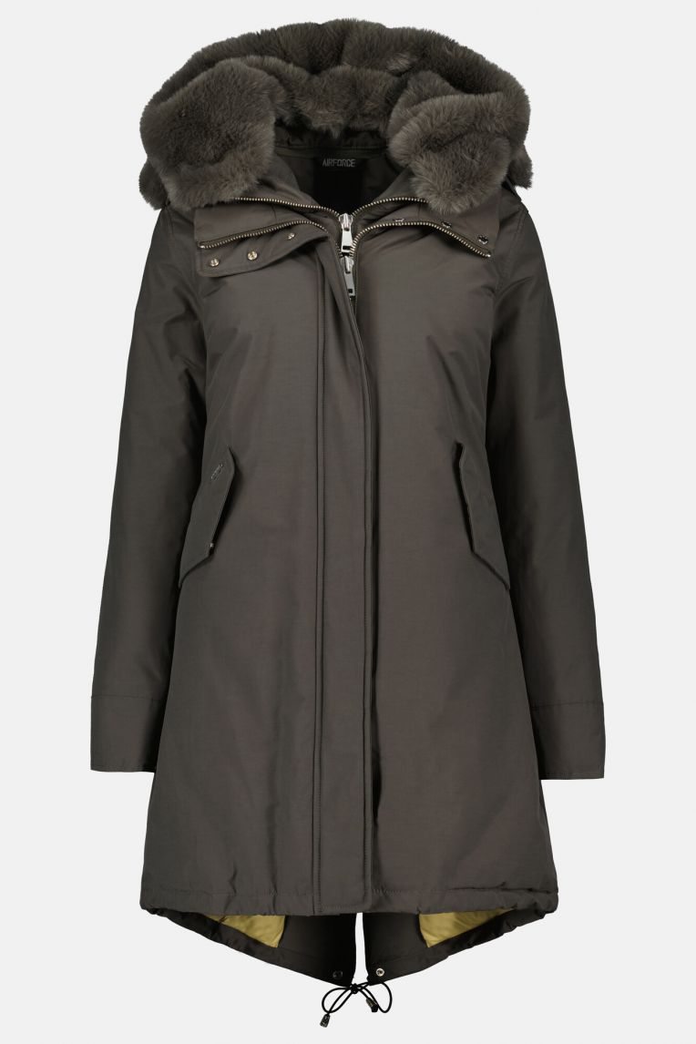 DOUBLE ZIP FISHTAIL PARKA