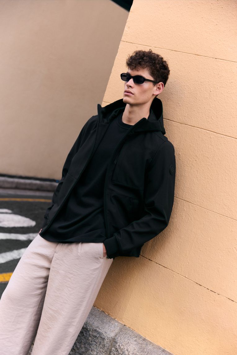 HOODED JAVI SOFTSHELL JACKET