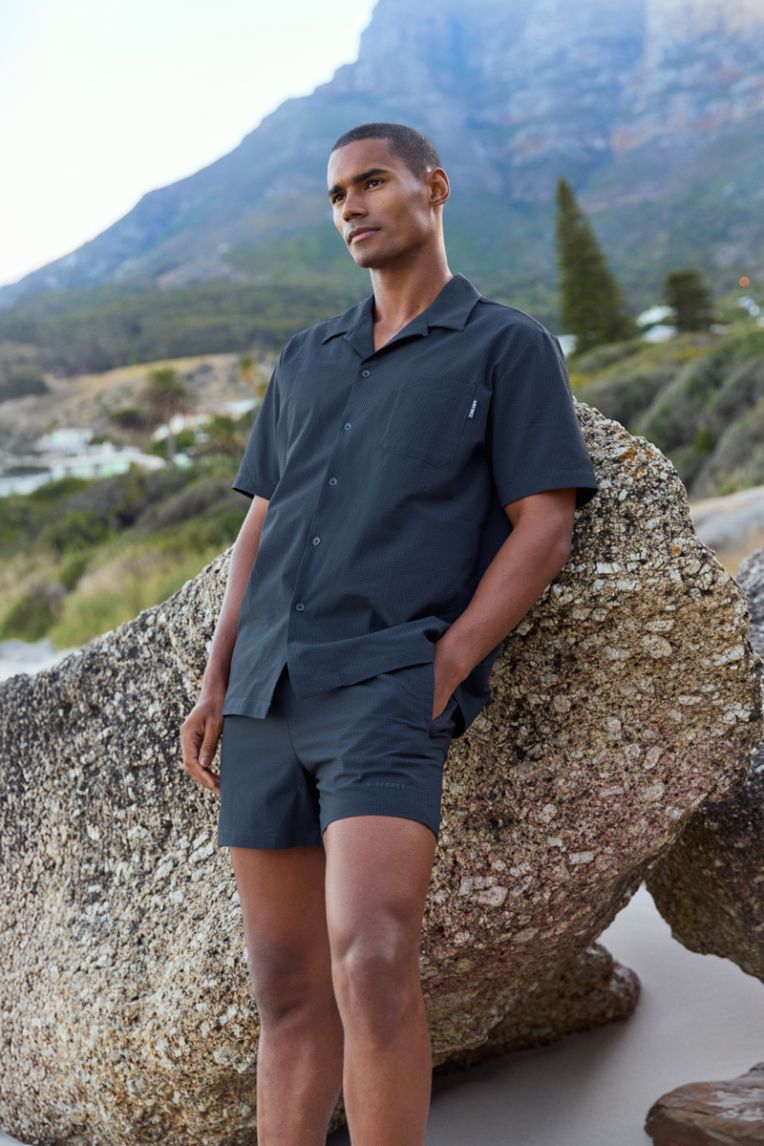 SEERSUCKER POLO SHIRT
