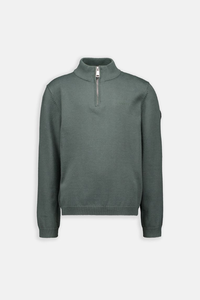KNITWEAR QUARTER ZIP