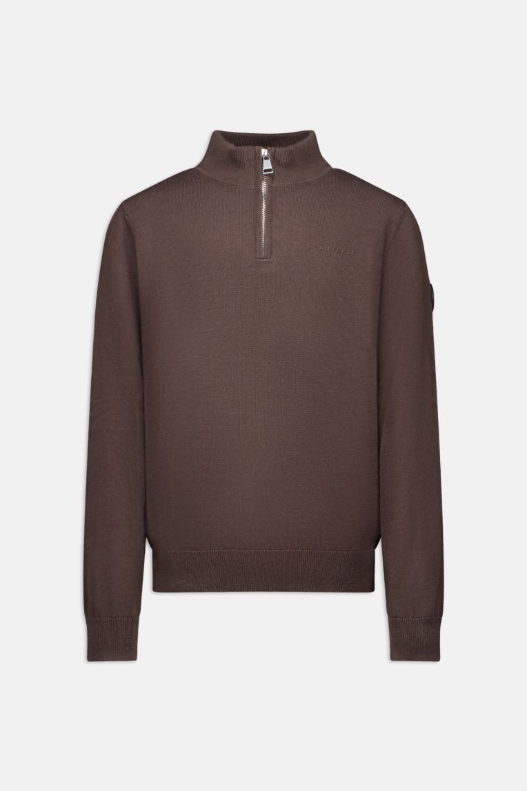 KNITWEAR QUARTER ZIP