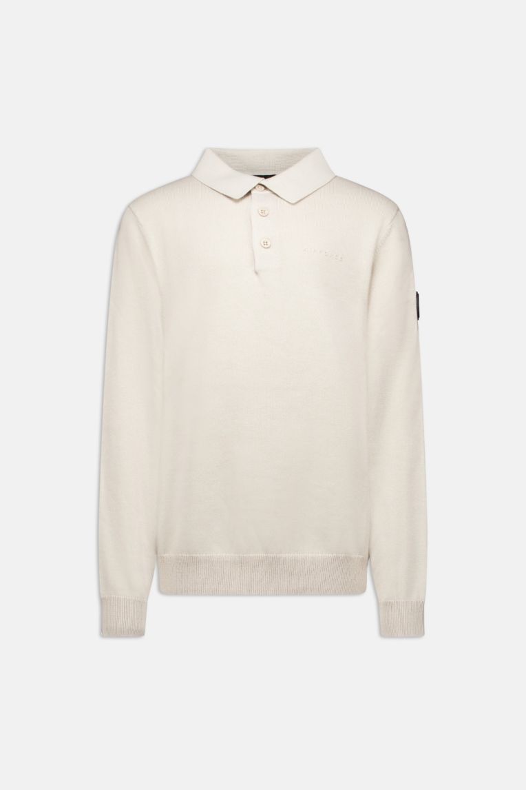 KNITWEAR POLO LONGSLEEVE