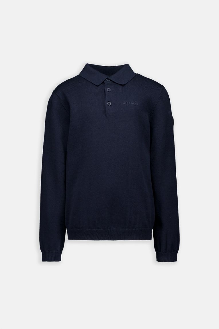 KNITWEAR POLO LONG SLEEVE