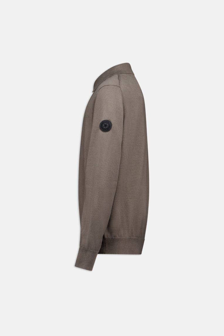KNITWEAR POLO LONGSLEEVE