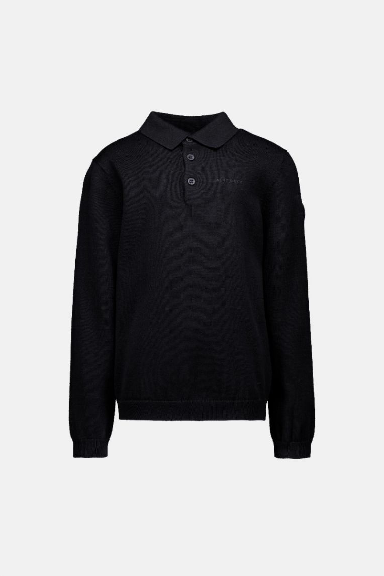KNITWEAR POLO LONG SLEEVE