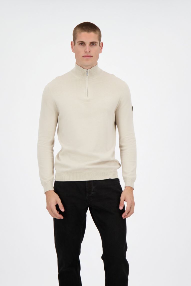 KNITWEAR QUARTER ZIP