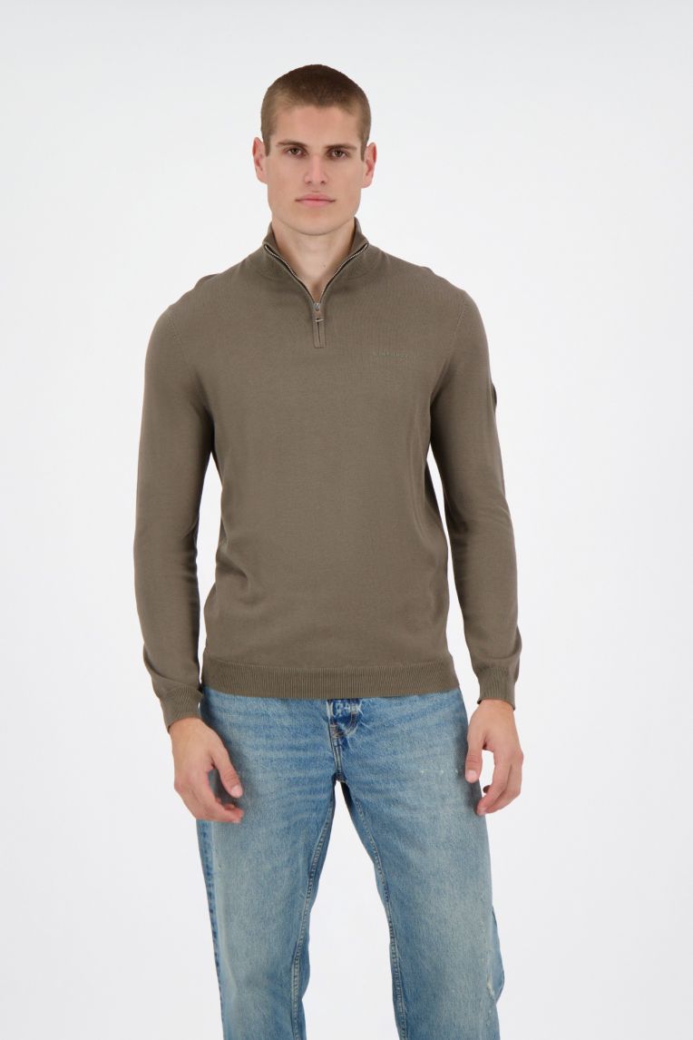 KNITWEAR QUARTER ZIP