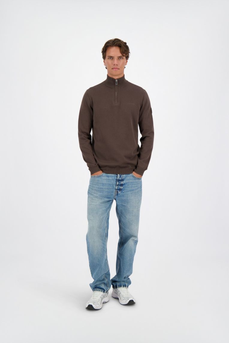 KNITWEAR QUARTER ZIP