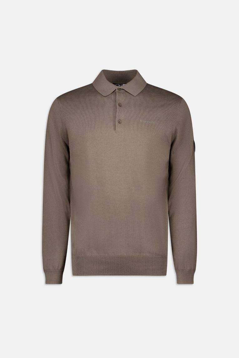 KNITWEAR POLO LONGSLEEVE