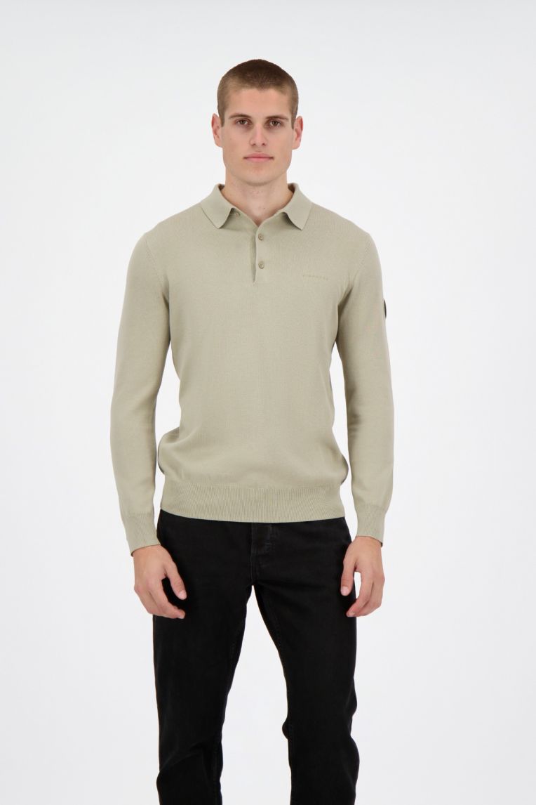 KNITWEAR POLO LONGSLEEVE