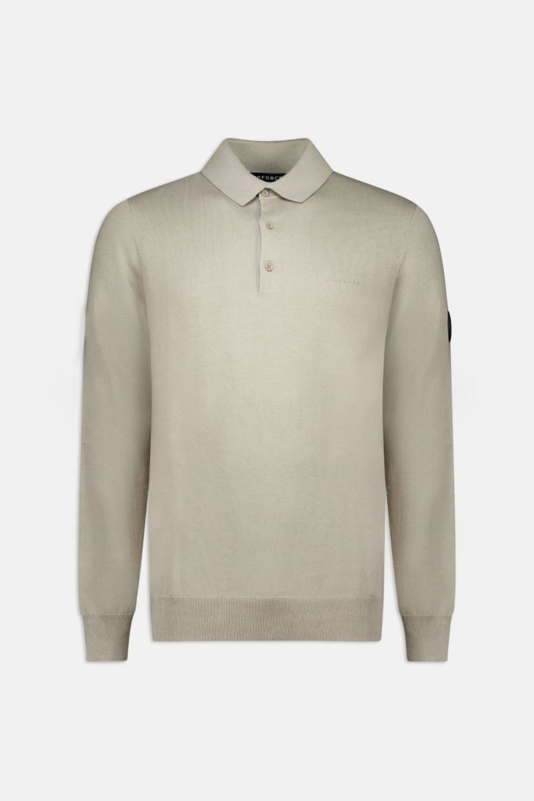 KNITWEAR POLO LONGSLEEVE