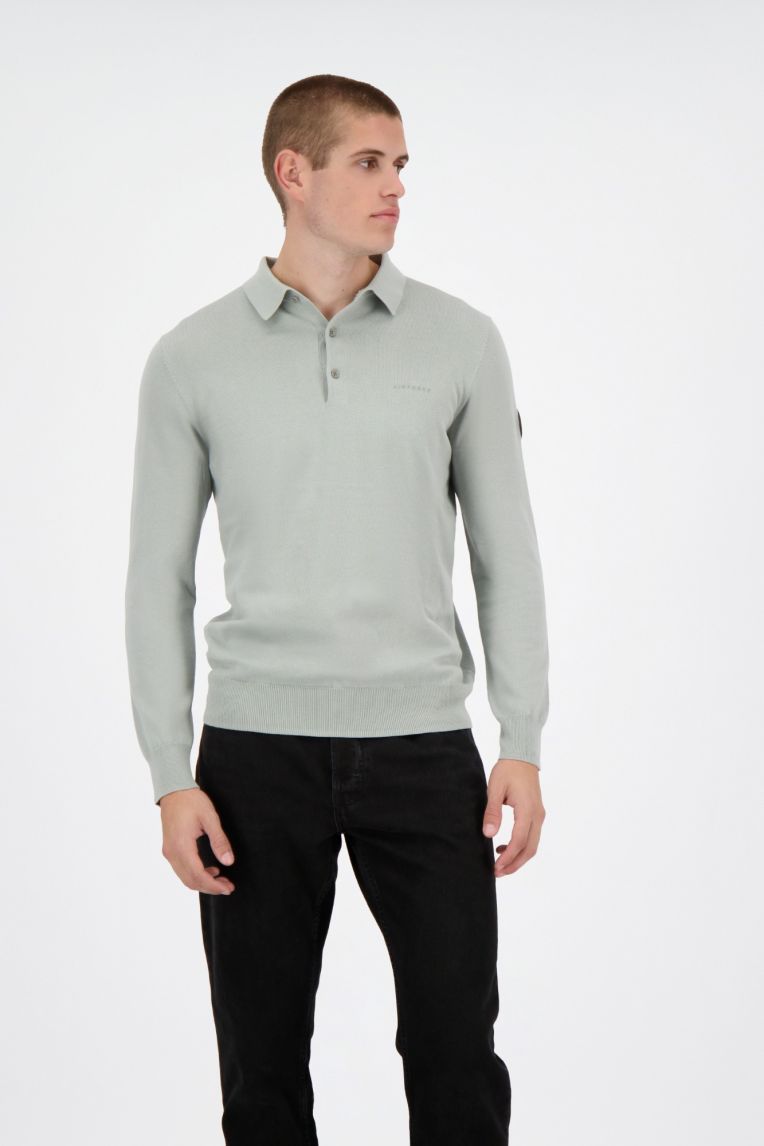KNITWEAR POLO LONGSLEEVE