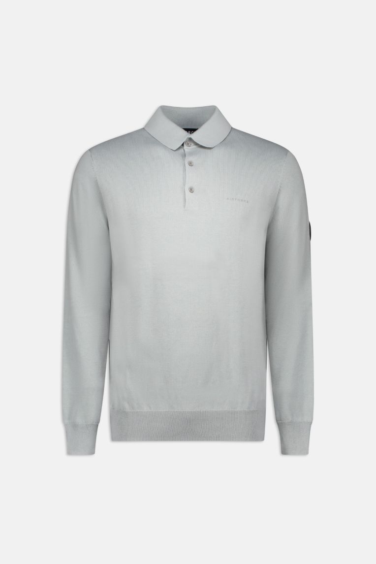 KNITWEAR POLO LONGSLEEVE
