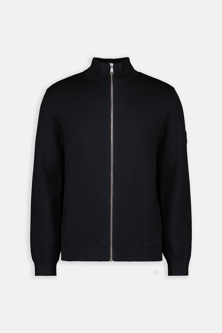 HEAVY KNITTED ZIP VEST
