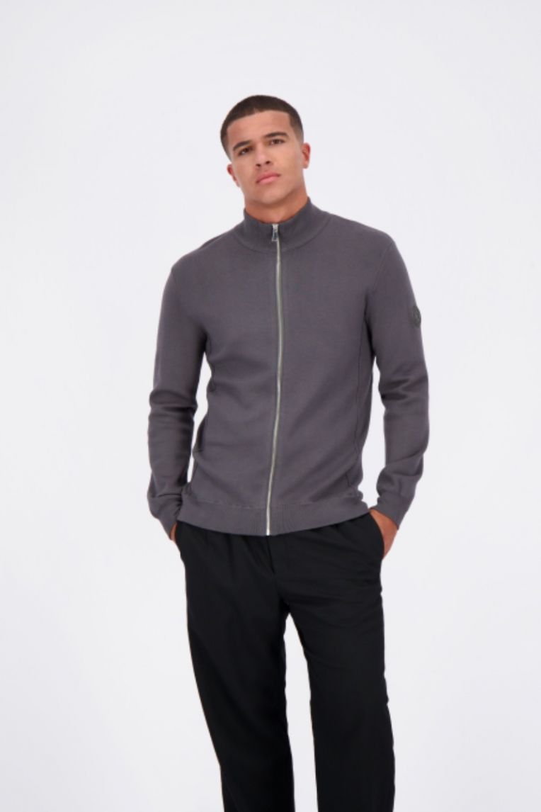 HEAVY KNITTED ZIP VEST