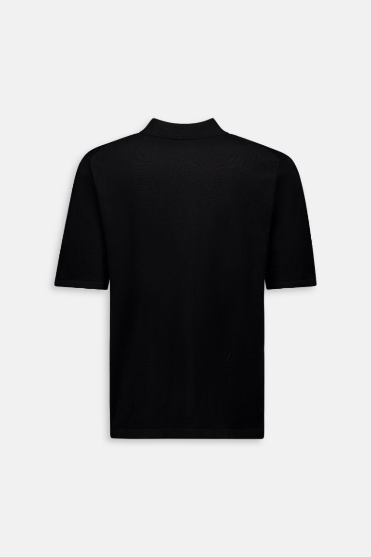 KNITTED POLO ZIP